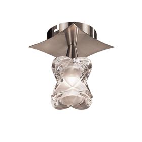Rosa Satin Nickel Ceiling Lights Mantra Flush Fittings Rosa Satin Nickel Ceiling Lights Mantra Flush Fittings
